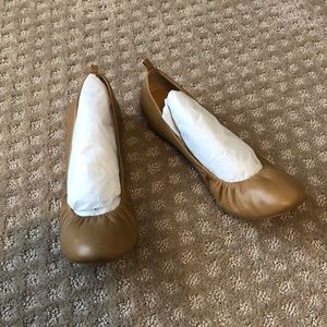 Burnt Sienna ballet flats